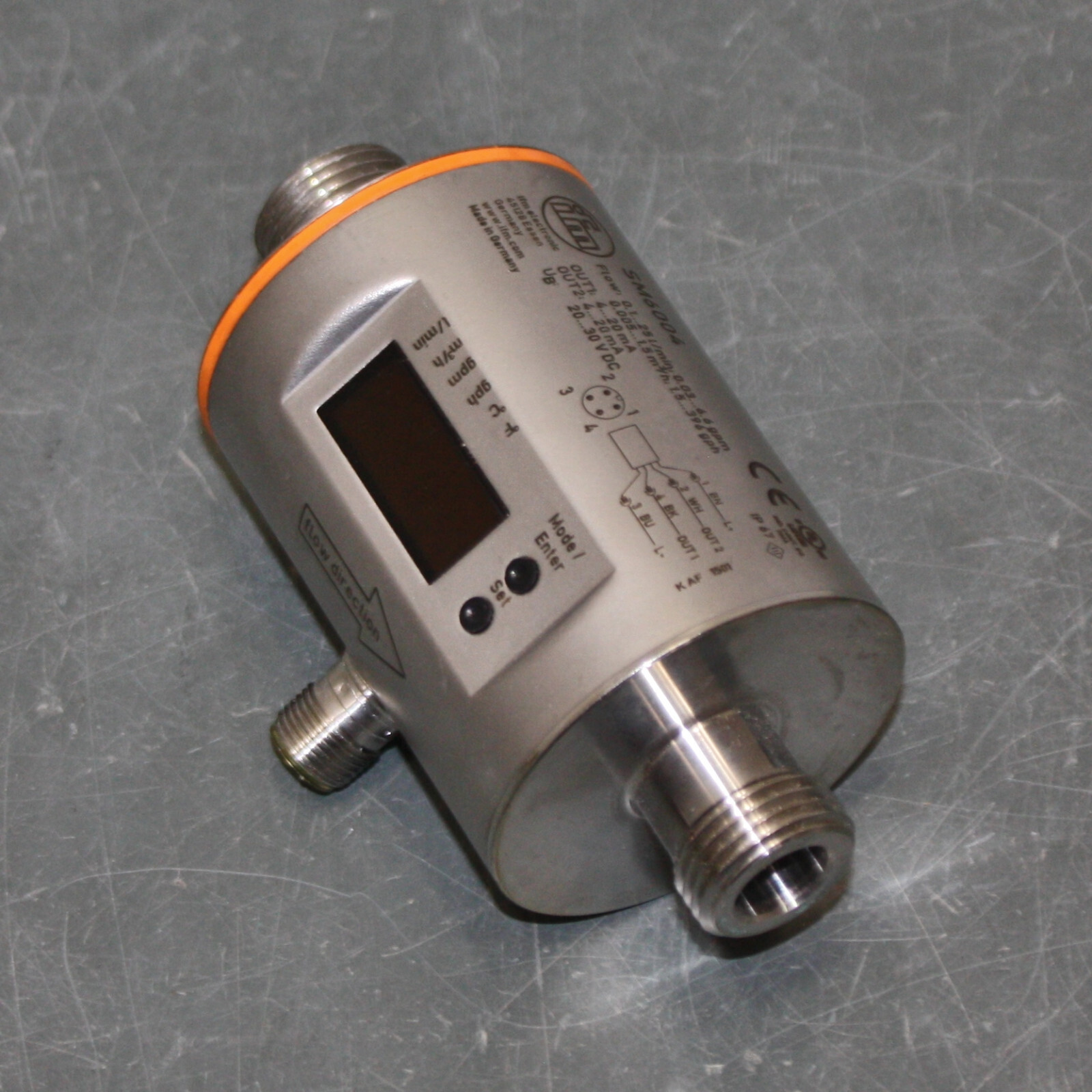 IFM Efector Electronic Flow Meter SM6004, Electromagnetic, 1/2" BSPP, 25 lpm