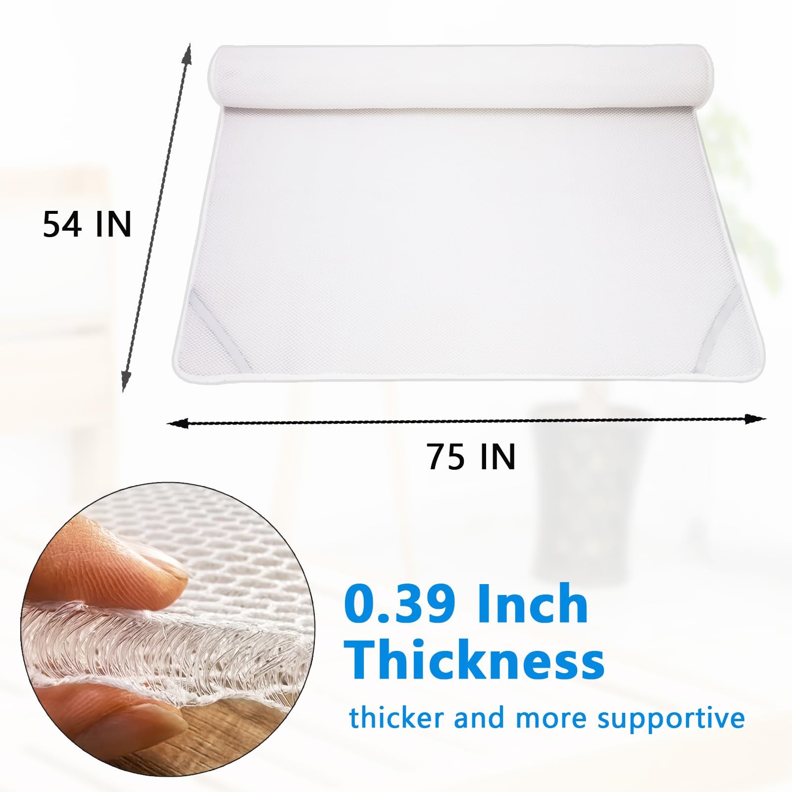 RV Mattress Underlay 3D Mesh Breathable Pad for Camper Motorhome Boat