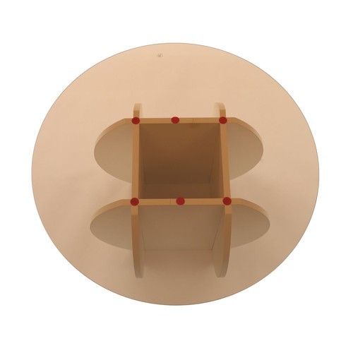 Round Coffee Table, Glass Tabletop Coffee Table, Tempered Glass Coffee Table