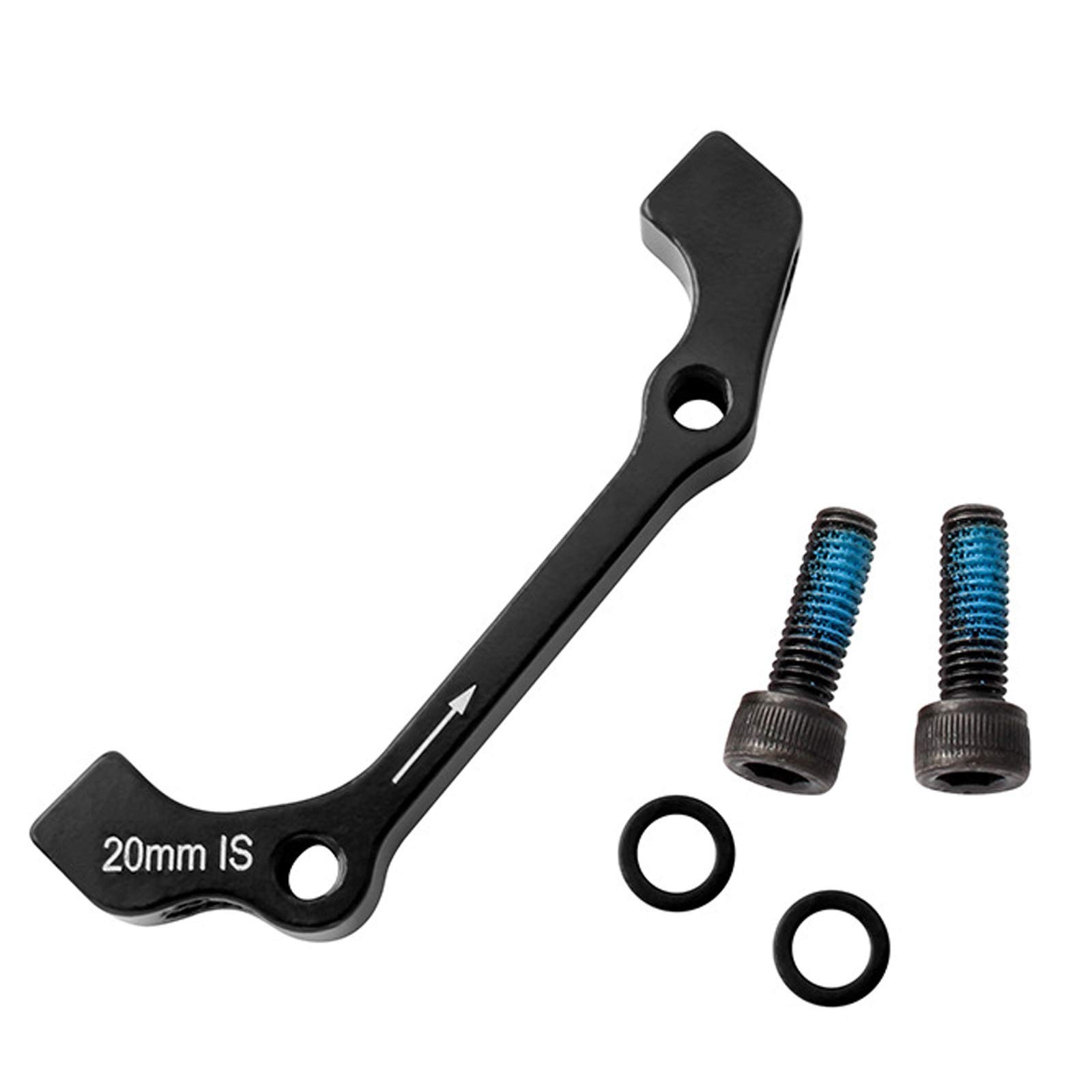 JooFn Disc Brake Caliper Mount Adapter is to PM for Front 180mm Rear black