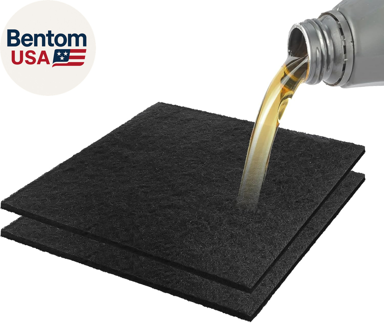 2 PCS Oil Drain Splash Pad, 22" Square No Splatter Pad for Transmission Drain Pa