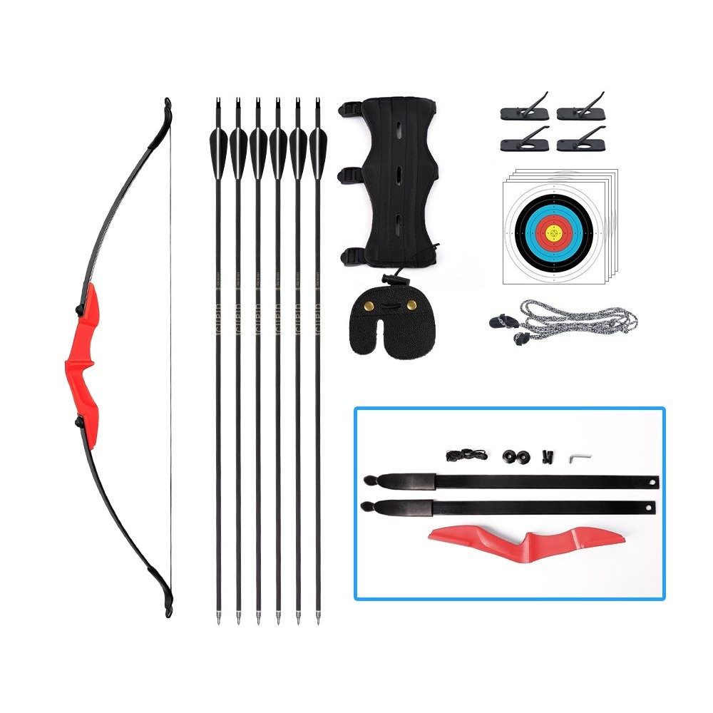 40lbs Archery Recurve Bow Arrows For Adults Teens Beginner Target Recurve Bow