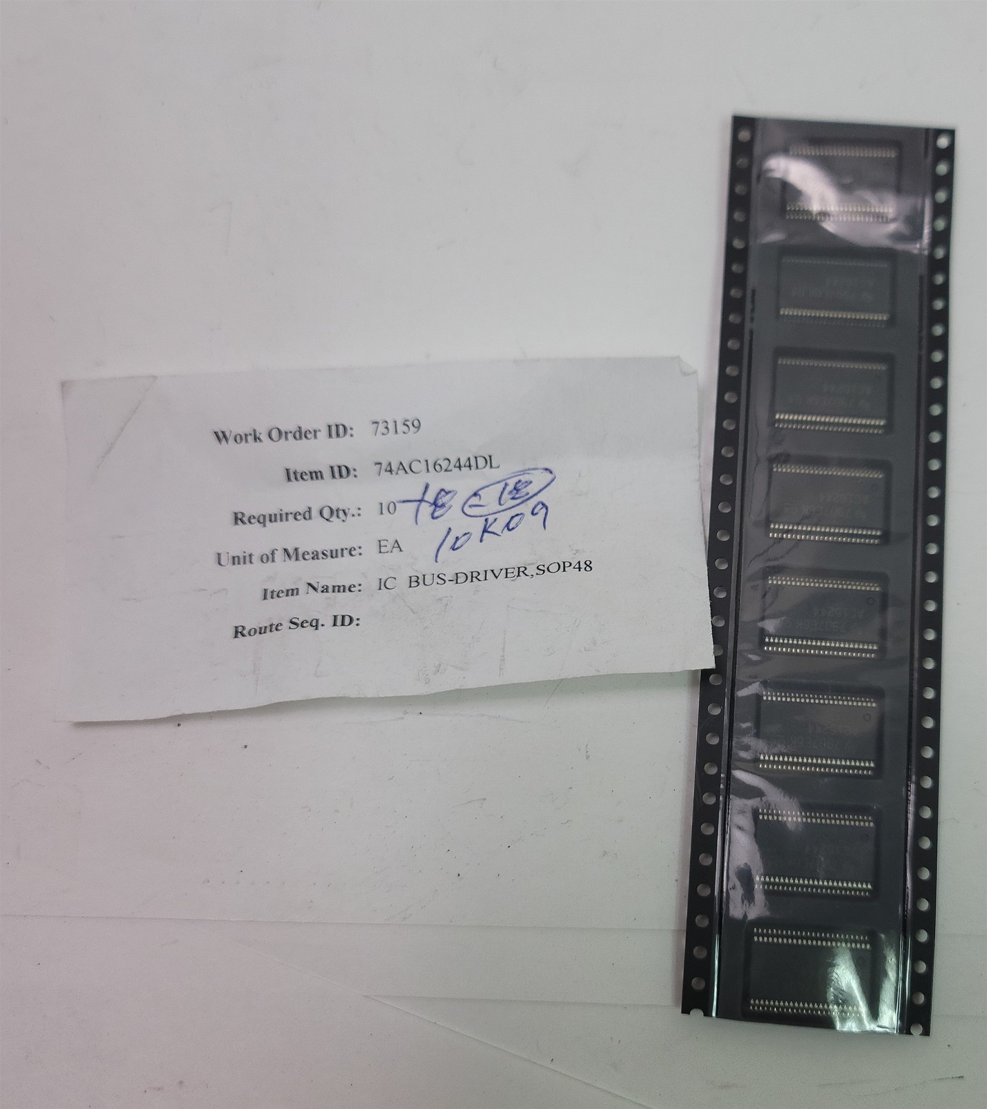 Lot of 8 TI Texas Instruments 74AC16244DL 16-bit Non-Inverting Buffer - NOS