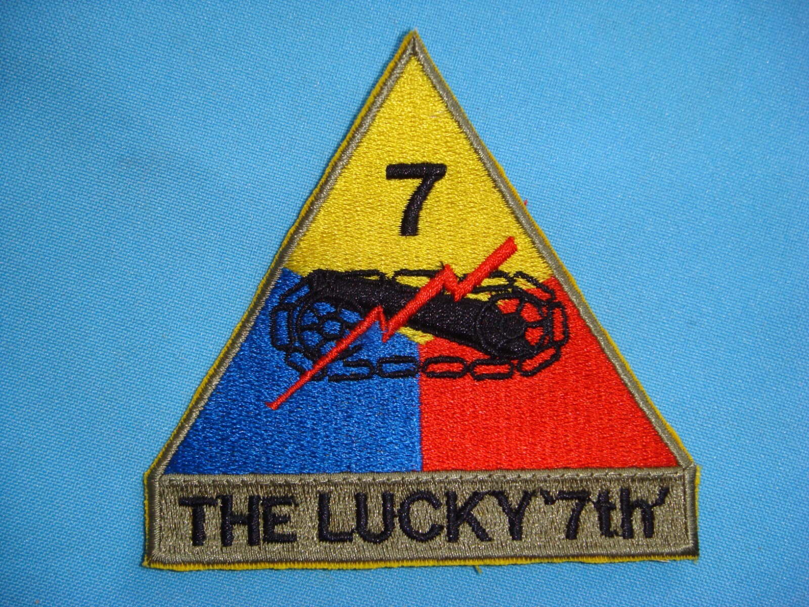 DESERT STORM PATCH US 7th ARMORED DIVISION THE LUCKY
