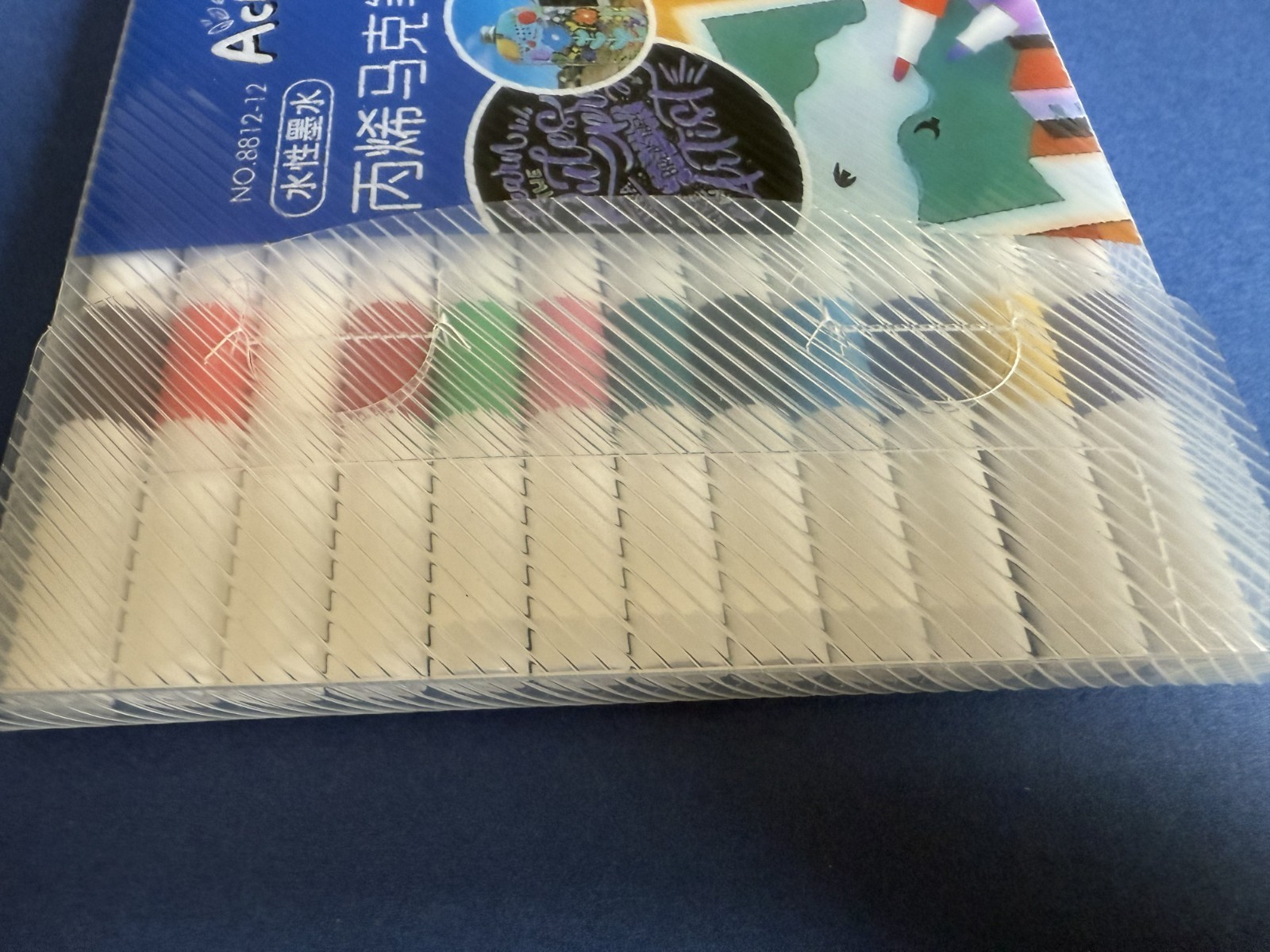 12pcs Quick-Dry Acrylic Paint Pens - Vibrant, Waterproof Colors