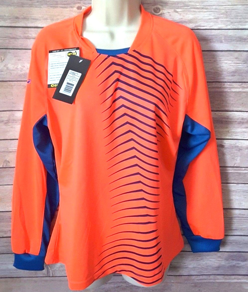 Vizari Womens Aura GK Jersey, Crimson/Blue, Adult Large NWT Soccer Collection