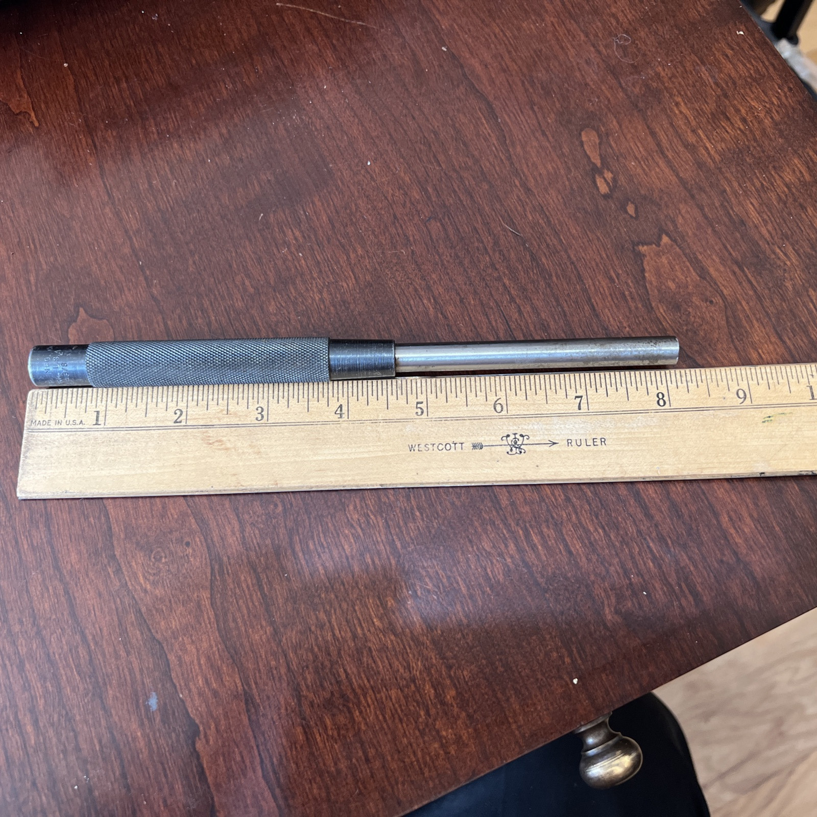 GENERAL HARDWARE MFG CO. VINTAGE LONG DRIVE PIN PUNCH  No 76  3/8" NEW YORK USA