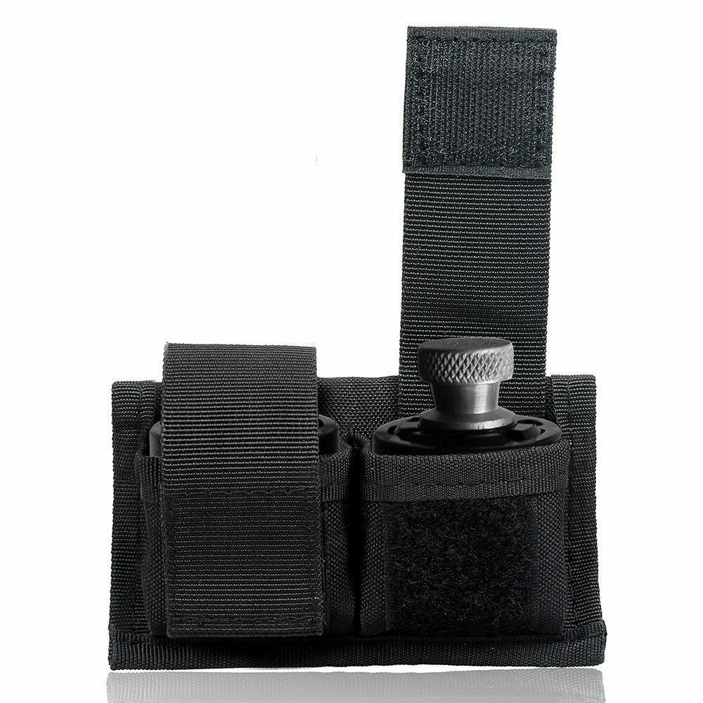 Tactical Double Speed Loader Pouch Waist Storage Bag for Revolver.32 .38 .357.41