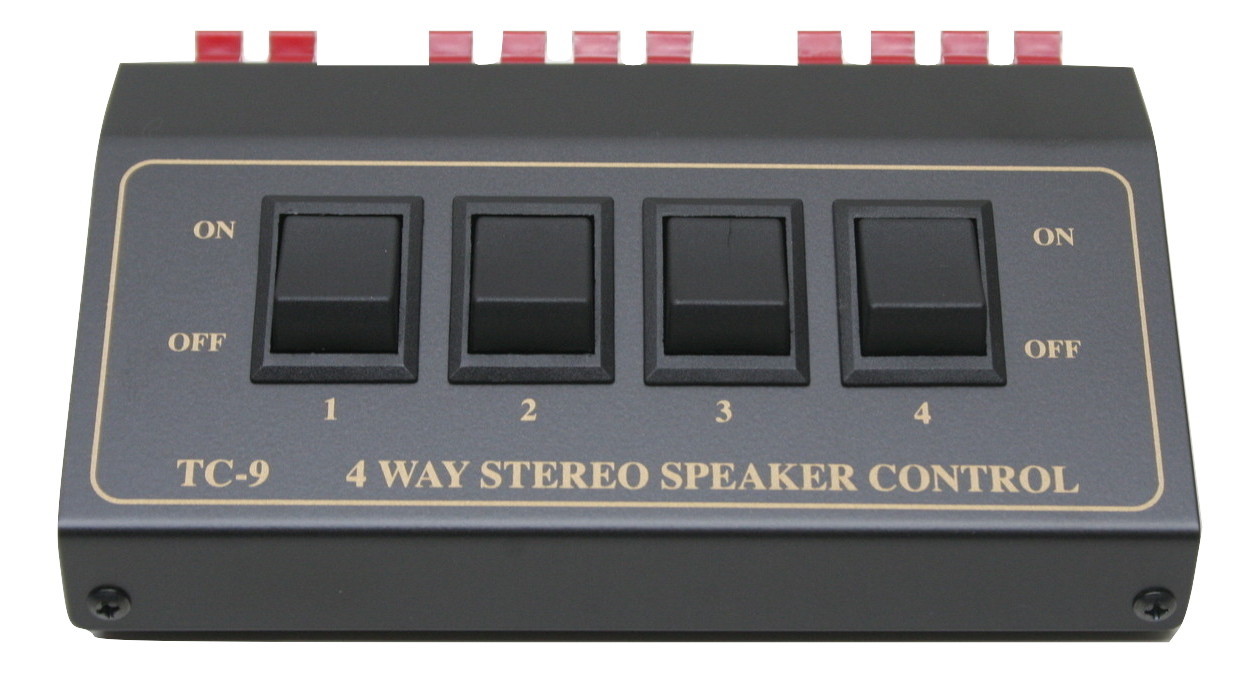 Technolink TC-9 4-Way Stereo Speaker Selector; 200 Watt Rating!