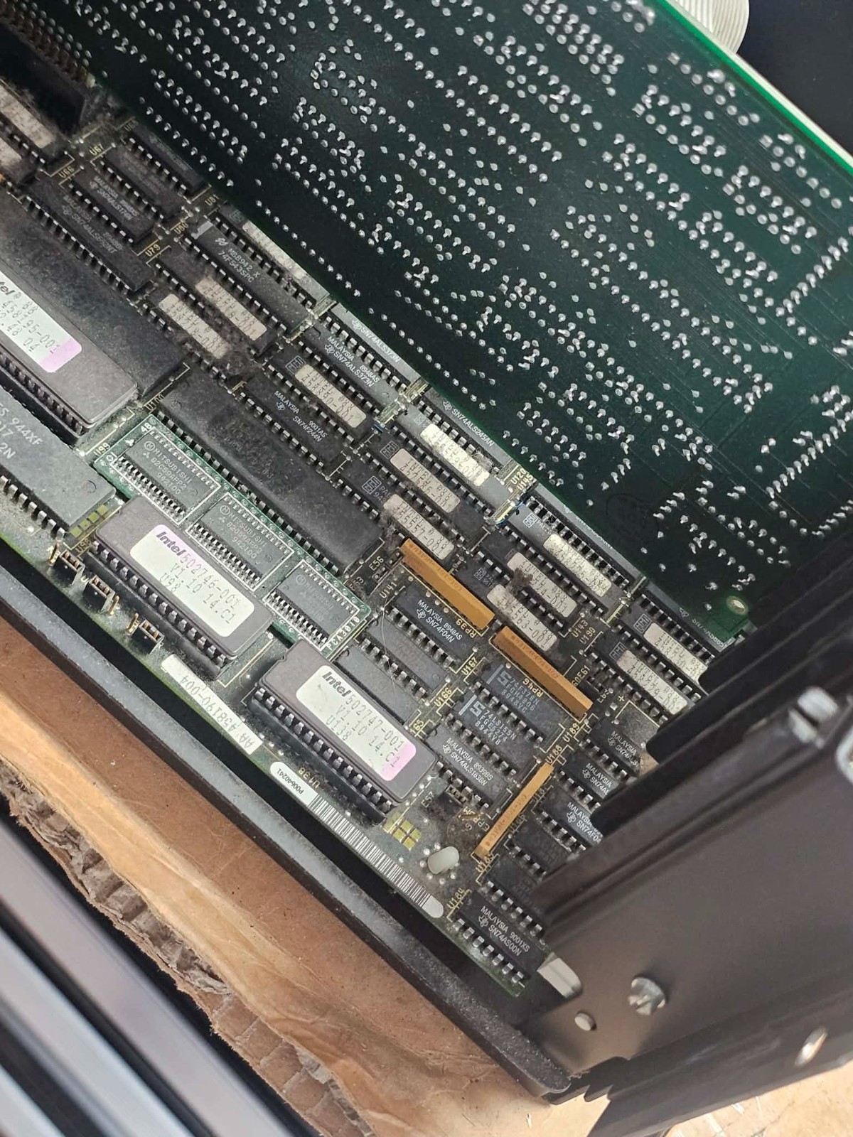 Retro Vintage IBM PC AT 5170 Desktop Computer Posts Upgraded 386 Intel Board