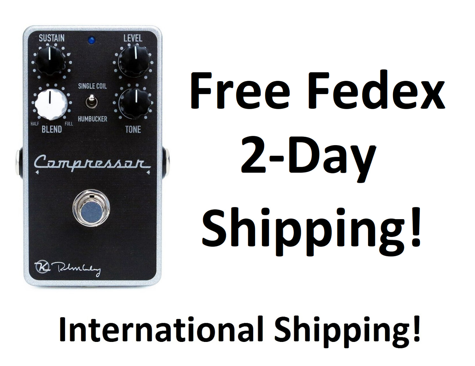 New Keeley Compressor Plus Guitar Effects Pedal +