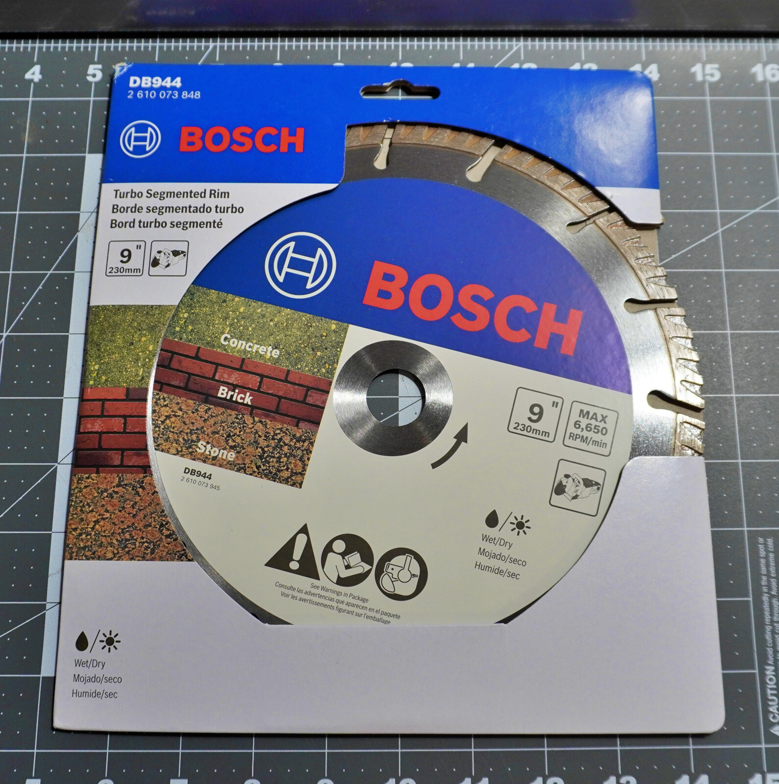 BOSCH DB944 9-Inch Segmented Diamond Blade