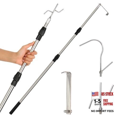 Wefaner Multi-Functional Stainless Steel Grabber Reacher Tool, Truck