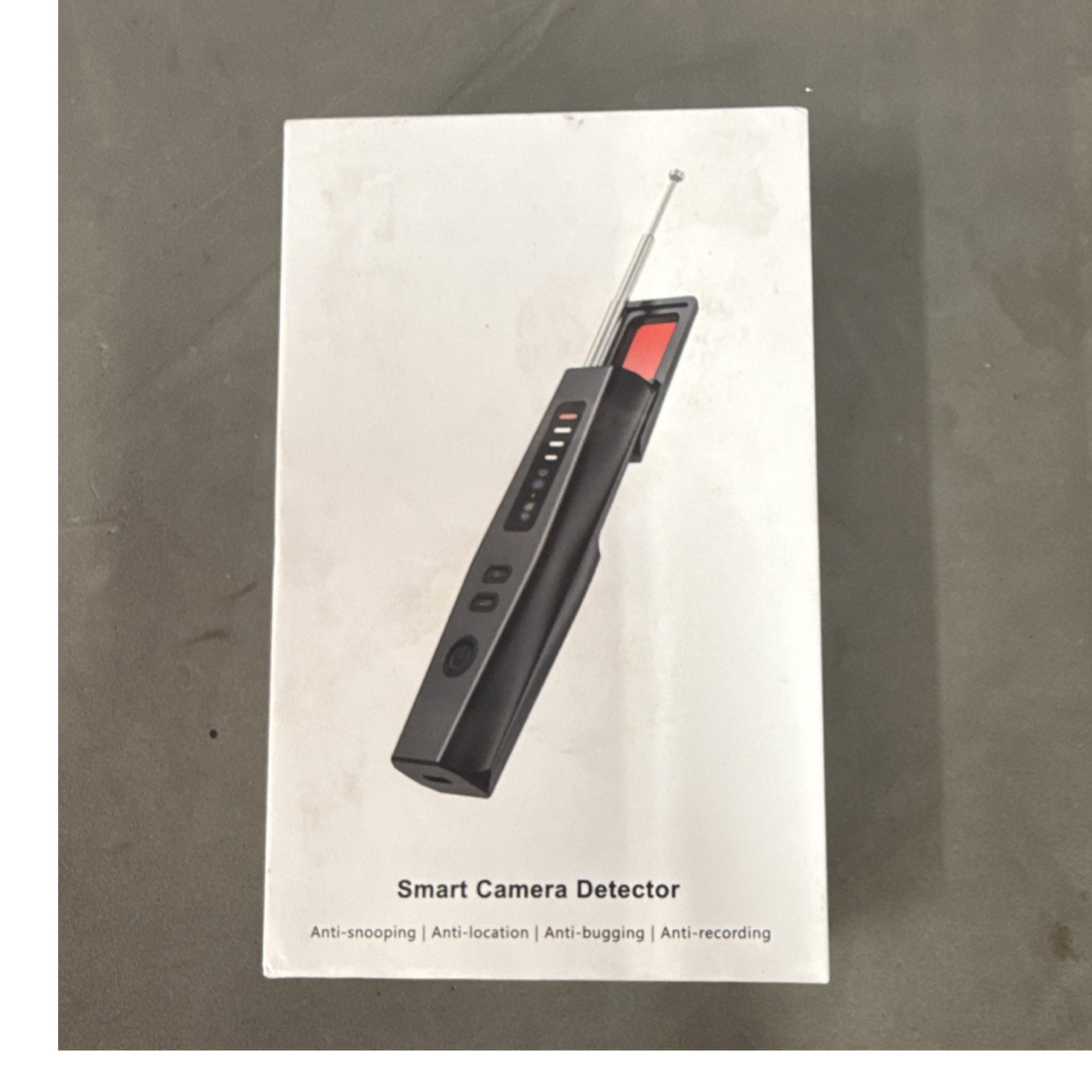 Smart Camera Detector Hidden Camera Finder Anti-Snooping Anti-Bugging Black