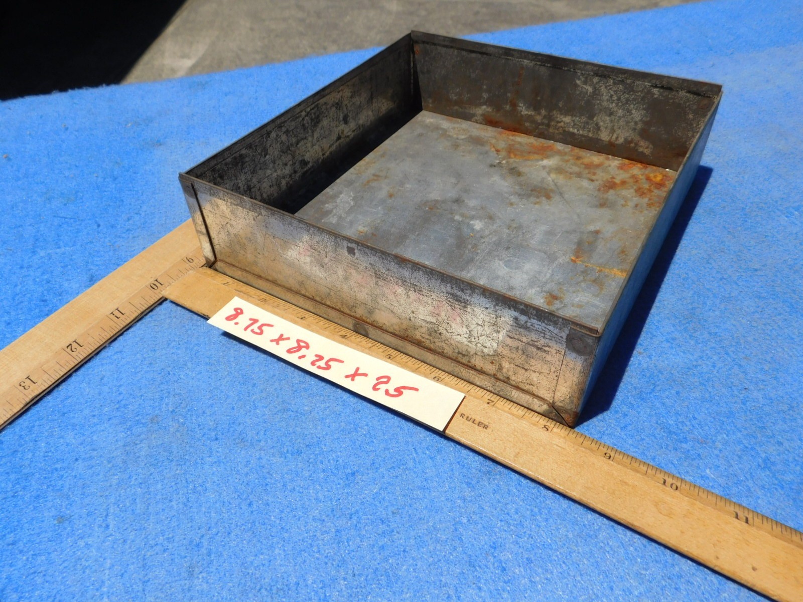 1930s-1950s ?? Coin Tray or Box for arcade game - 8.75 x 8.25 x 2.50 inches
