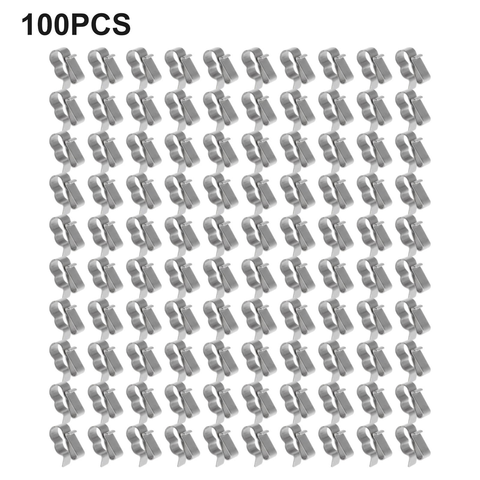 Reliable Wire Support with Stainless Steel Solar Panel Cable Clips 100 Pack