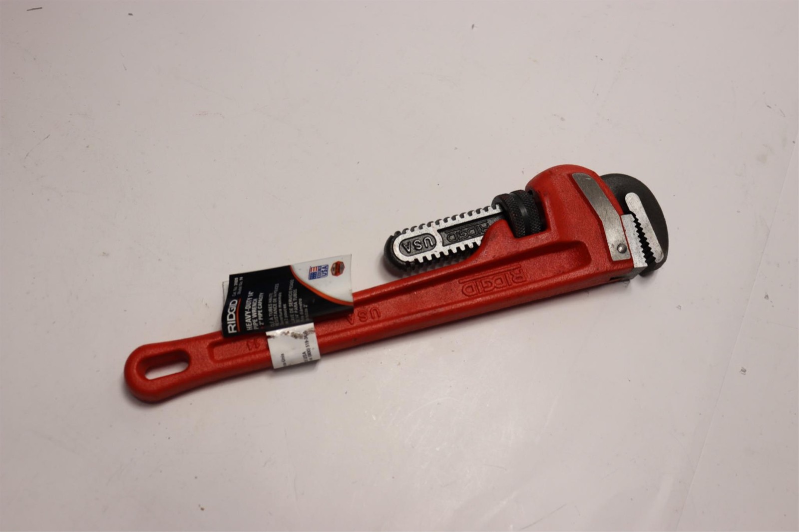 RIDGID 31020 14" Cast Iron Pipe Wrench 2" Capacity