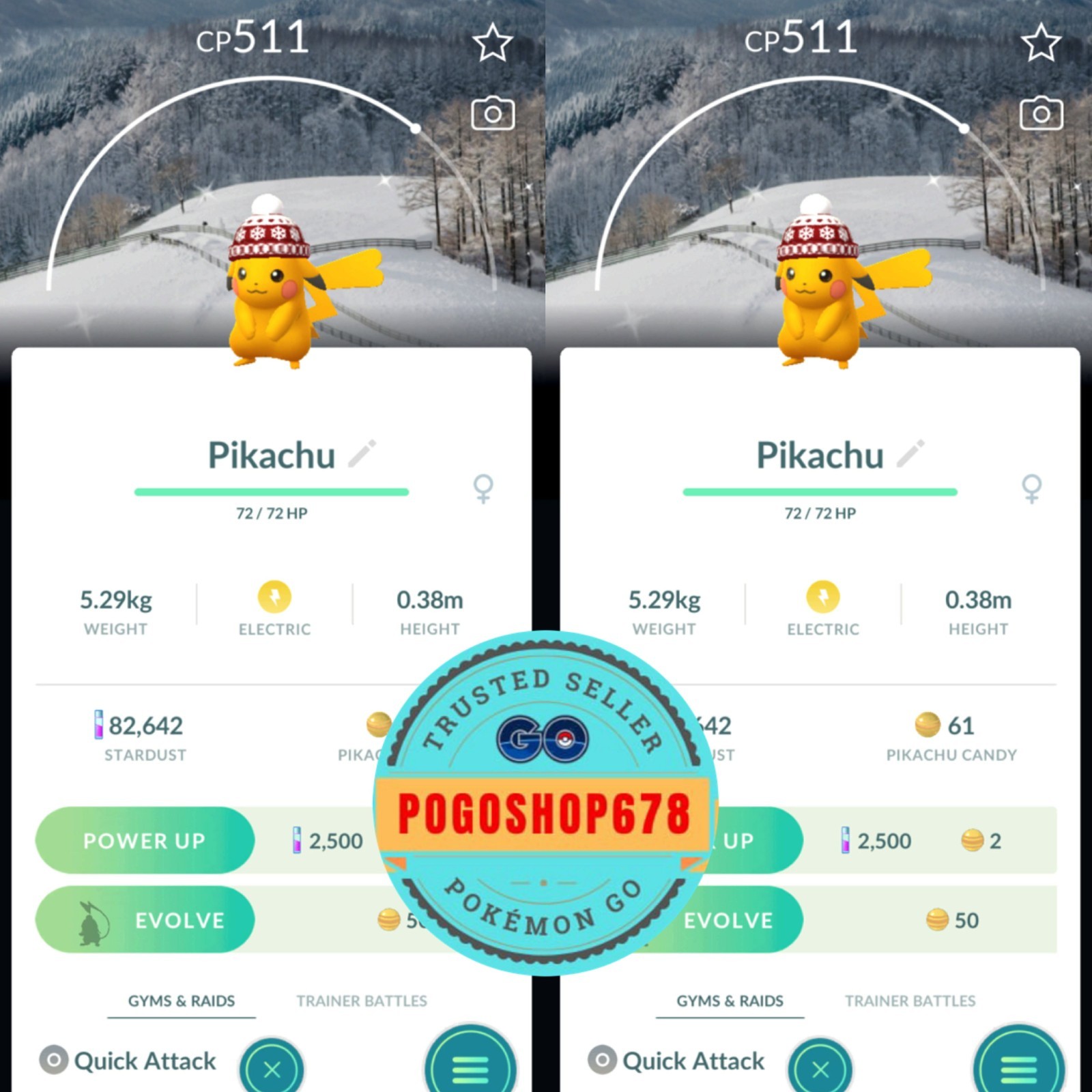 Pokémon Go - Shiny Pikachu Pyeochang Background ✨ Trade or PTCentral