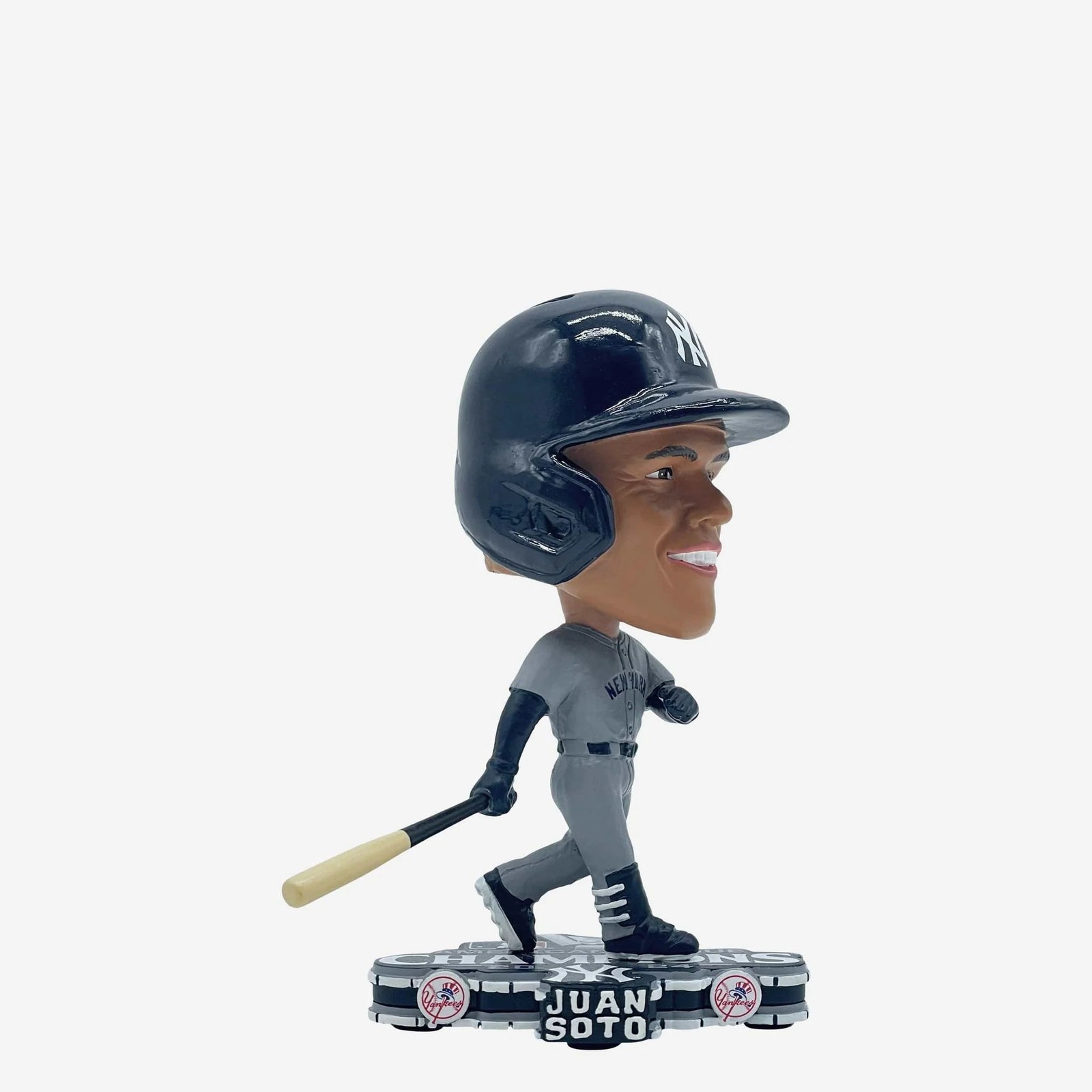 Juan Soto New York Yankees 2024 AL Champions Mini Bighead Bobblehead MLB
