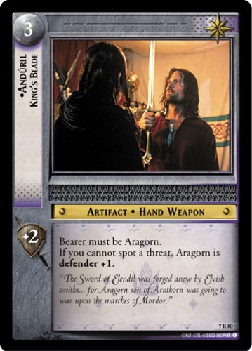 Anduril, King's Blade Mint/Near Mint LOTR: The Return of the King