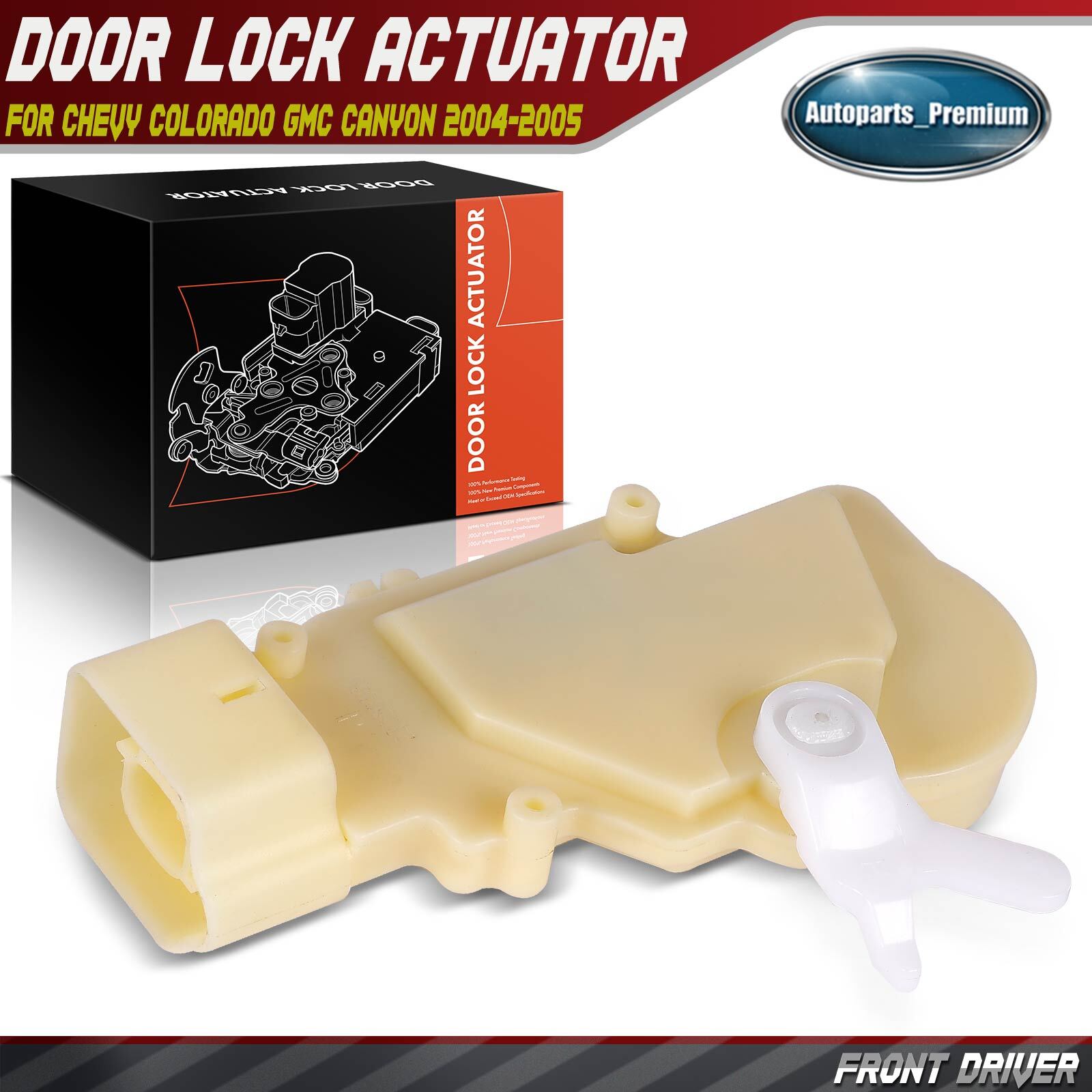 Front Passenger Door Lock Actuator Motor for Chevy Colorado GMC Canyon 2004-2005