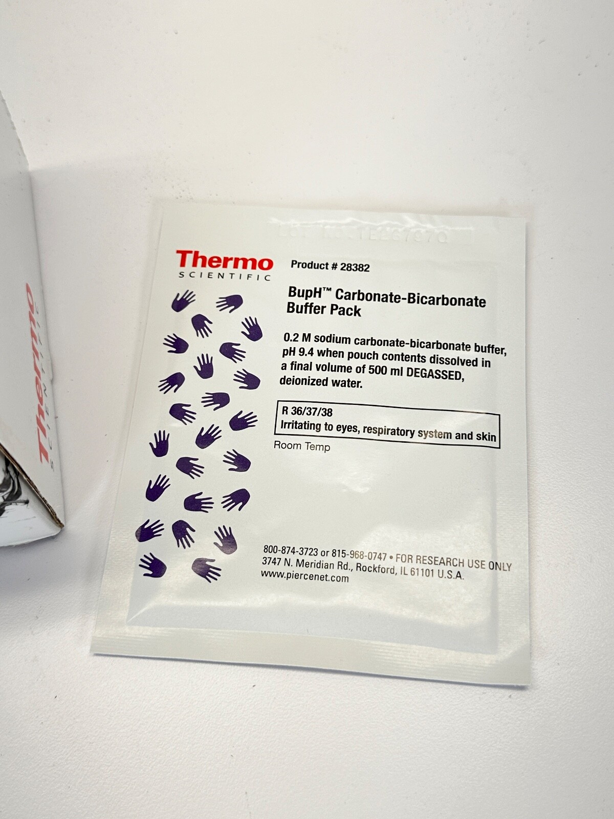 Thermo Scientific BupH Carbonate-Bicarbonate Buffer 36 Packs #28382