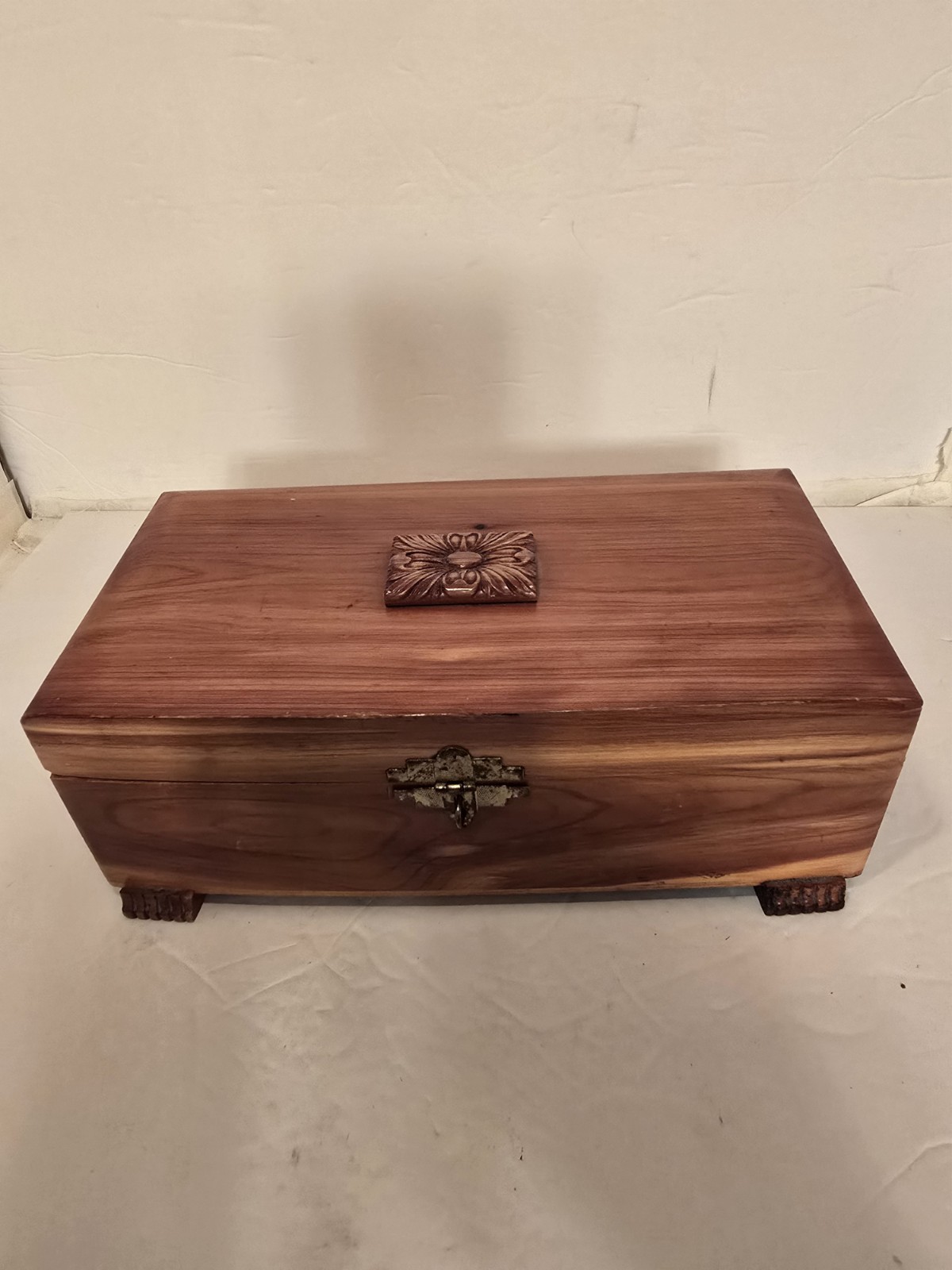 Mirrored Cedar Box 10x5.5"
