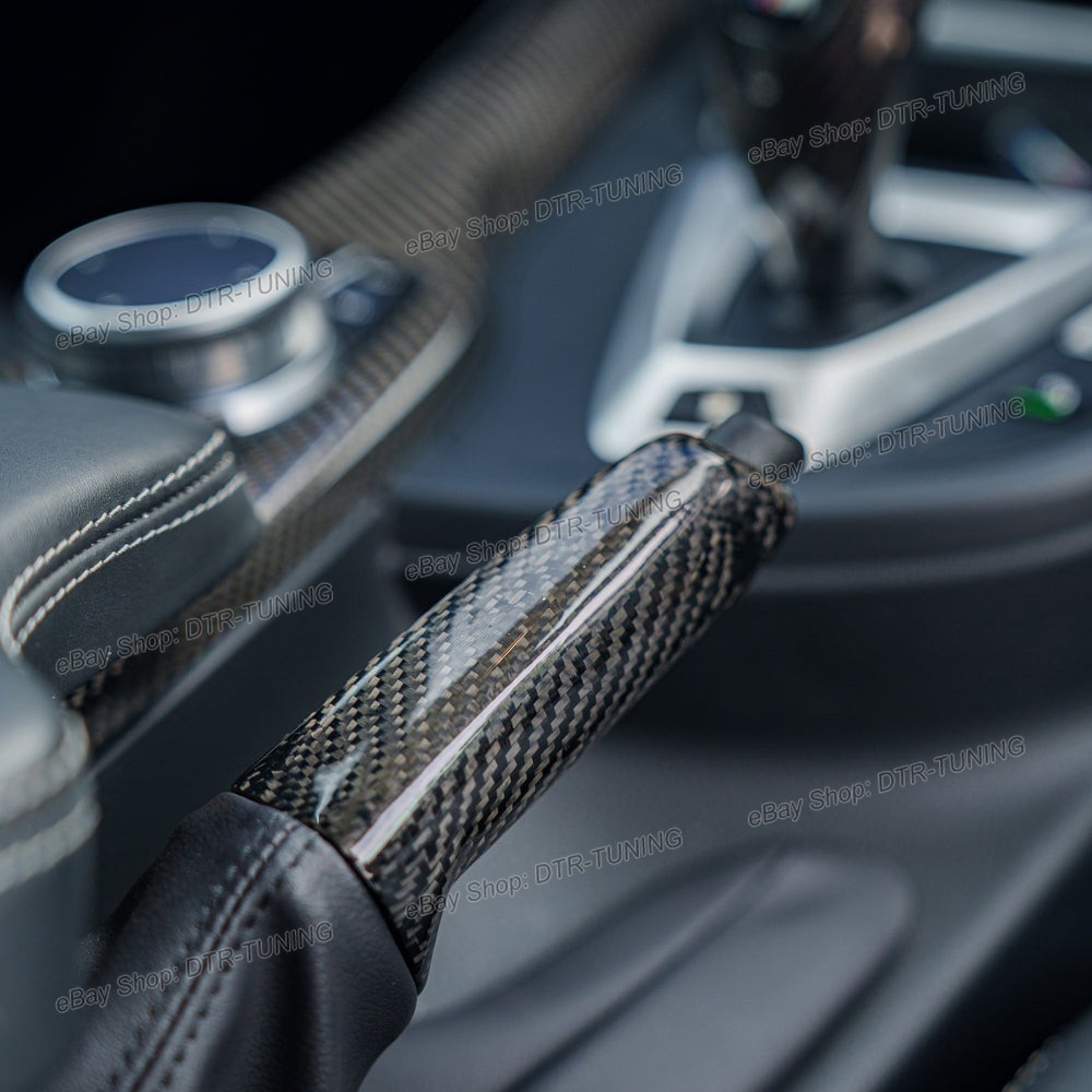 Real Carbon Fiber Handbrake Handle For BMW 2Series F22/F23 M235i M240i 230i 225d
