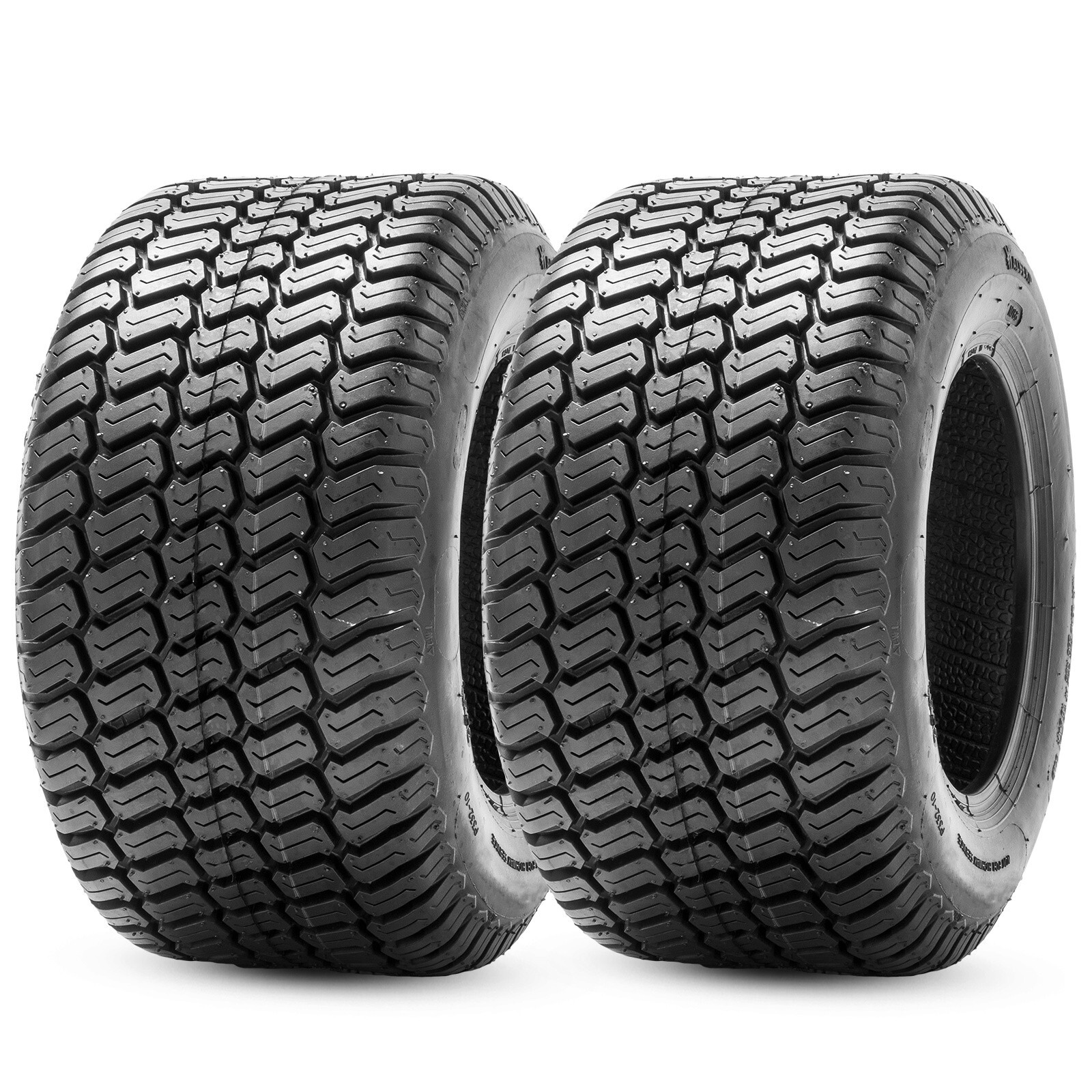 2 Packs 24x12.00-12 Lawn Mower Tires 4Ply Heavy Duty 24x12-12 24x12x12 Turf Tyre