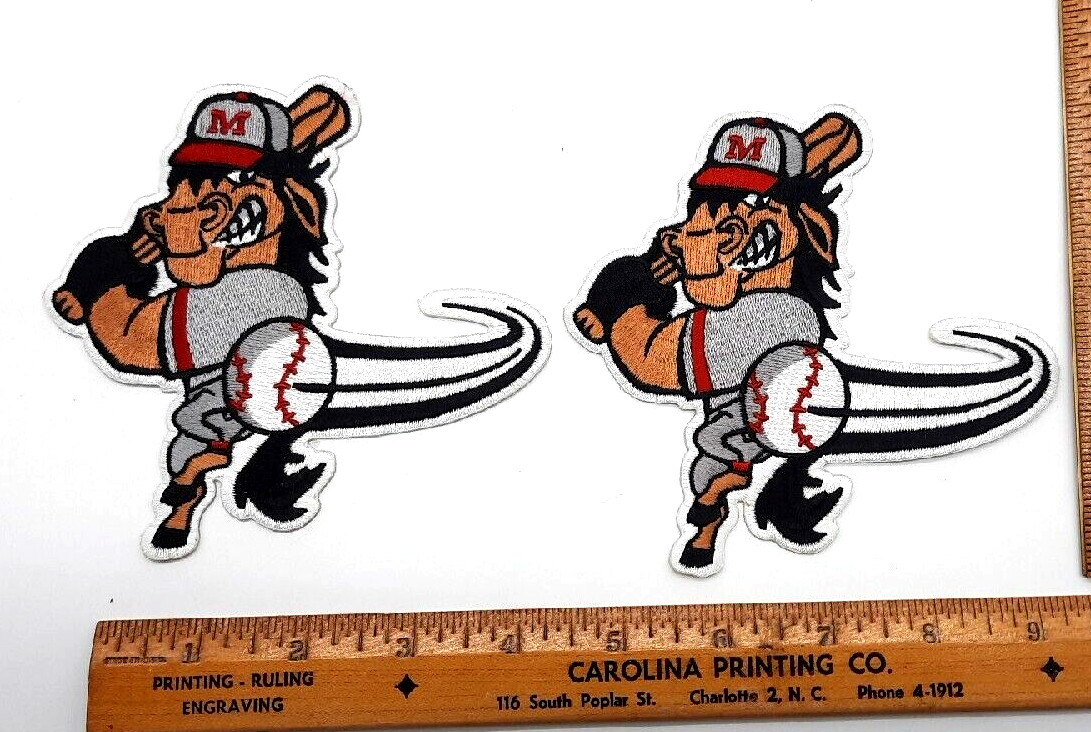 2X Billings Mustangs Throwback MiLB Minor League Baseball Jersey Patch 5"