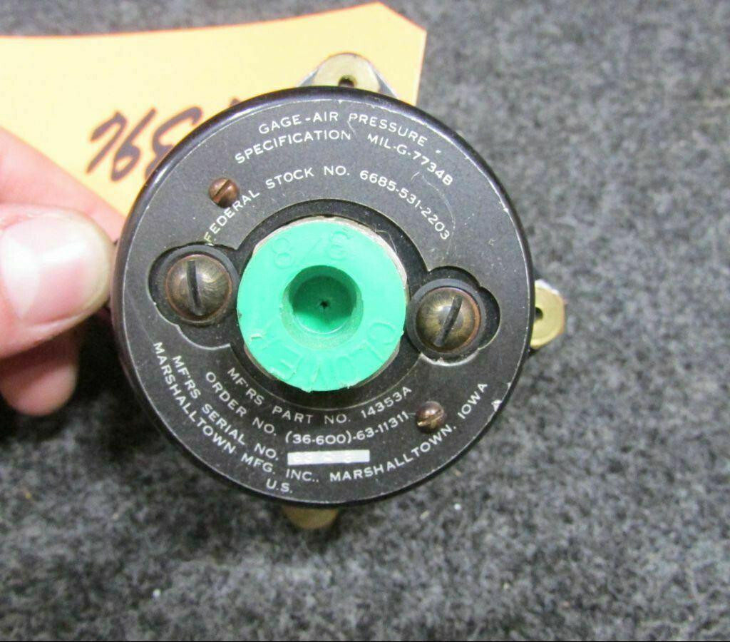 14353A Marshalltown Air Pressure Indicator