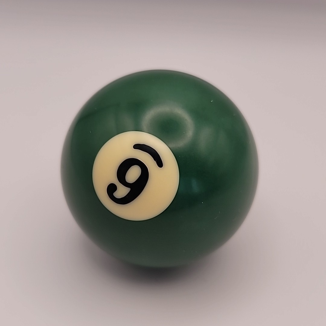 Vintage Billiard Ball / Pool Table Ball 2" Diameter VTG Solid Green #6 Ball