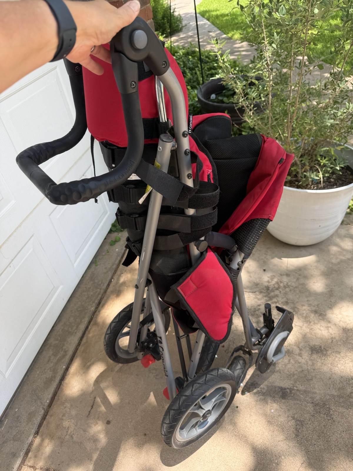 Convaid Cruiser Adaptive Stroller for Special Needs Red