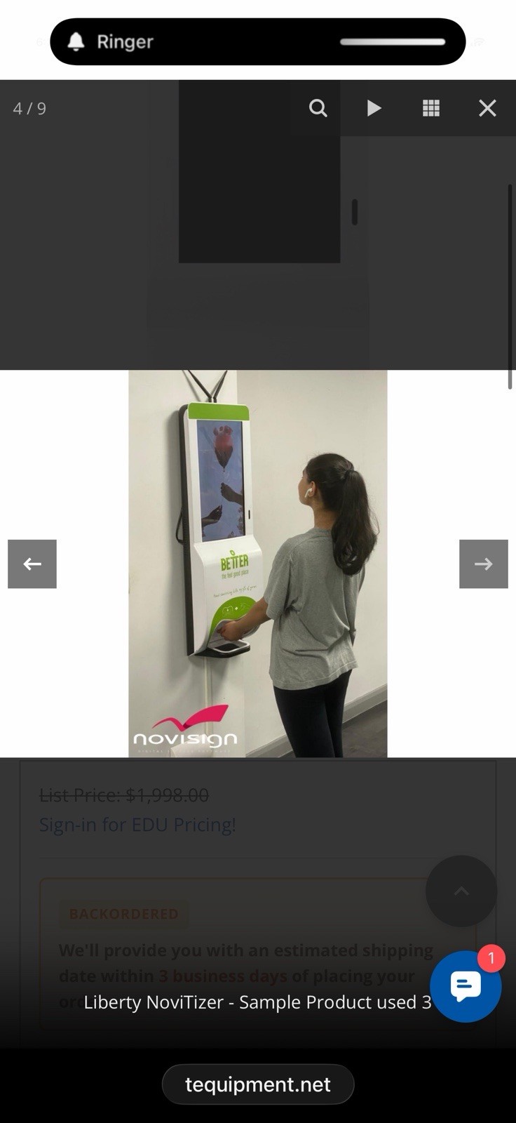 White Digital Signage Display Kiosk Presentation Display Stand