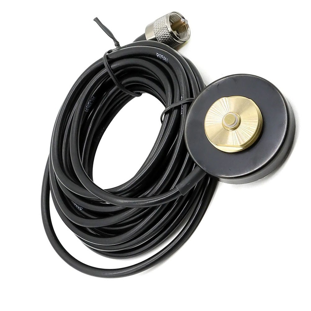 Reliable NMO Antenna Mount Base with Strong Magnet PL259 Connector 5M Cable