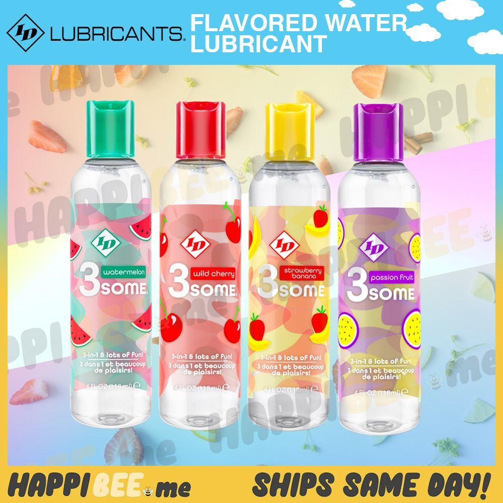 ID WARMING SENSATION FLAVORED 3Some Lubricant🍯3-in-1 Frutopia Lube Massage Oil