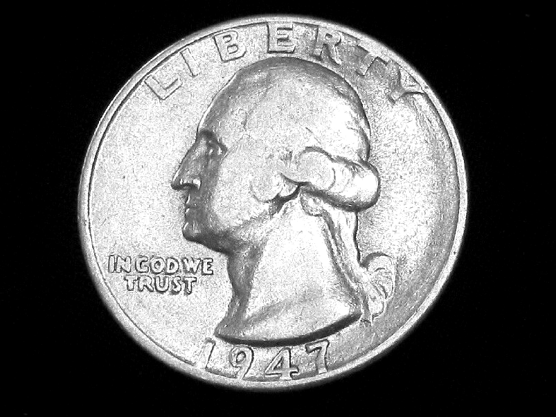 1947-D Washington Quarter --- Extra Fine +++