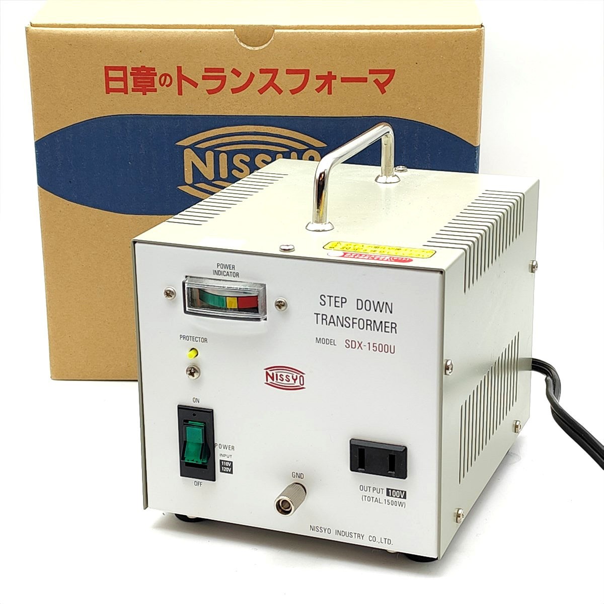 SDX-1500U Nissyo 110/120V to 100V 1500W Step Down Voltage Transformer Converter
