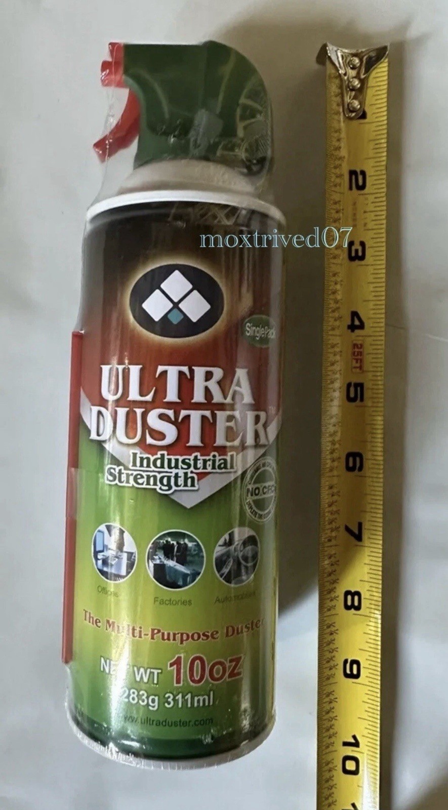 Ultra Duster® Industrial Strength Compressed Air Duster Cleaner 10oz. 4/Pack