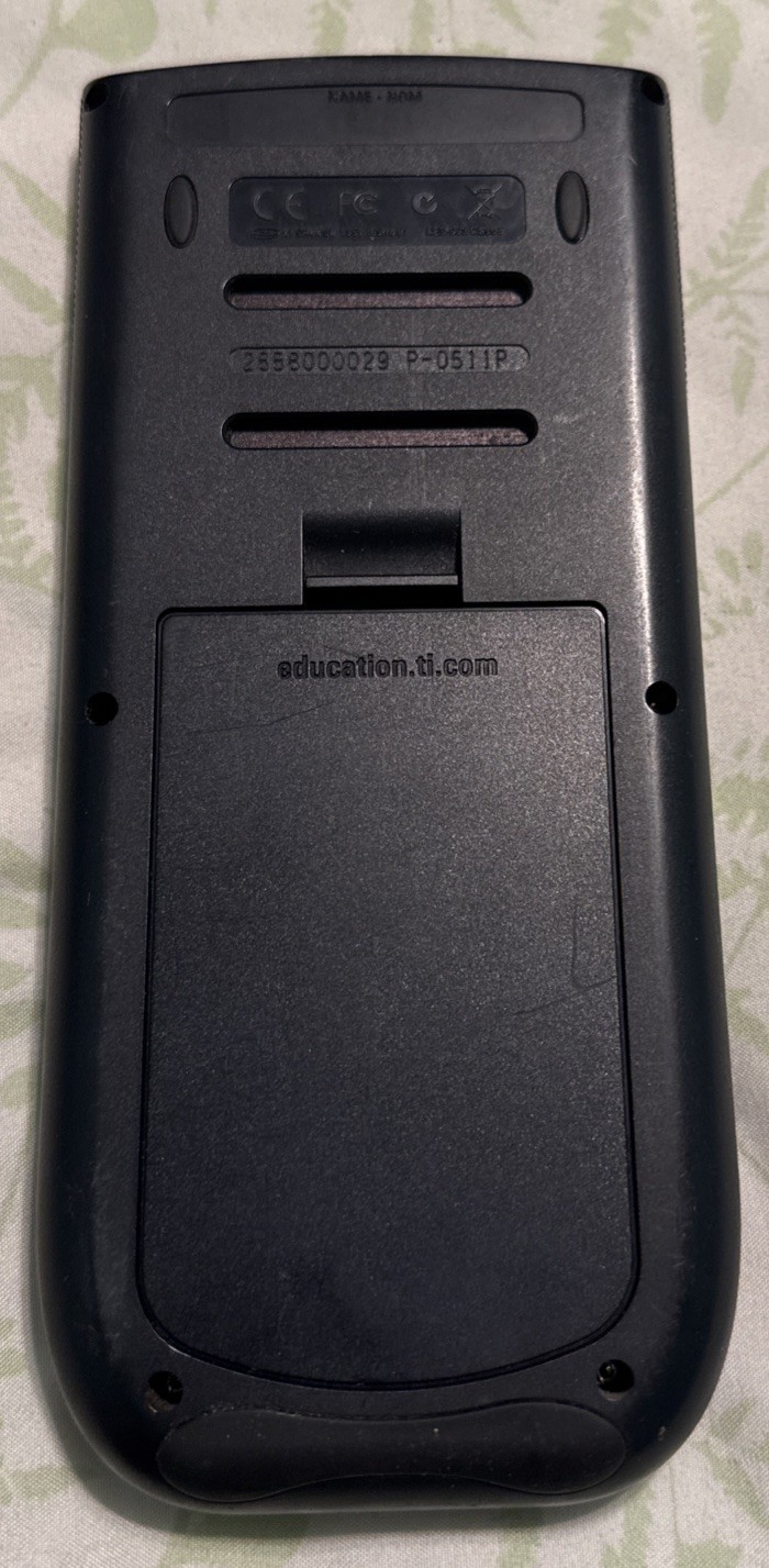 Texas Instruments TI-84 Plus Graphing Calculator Blue W/Cover Tested EUC