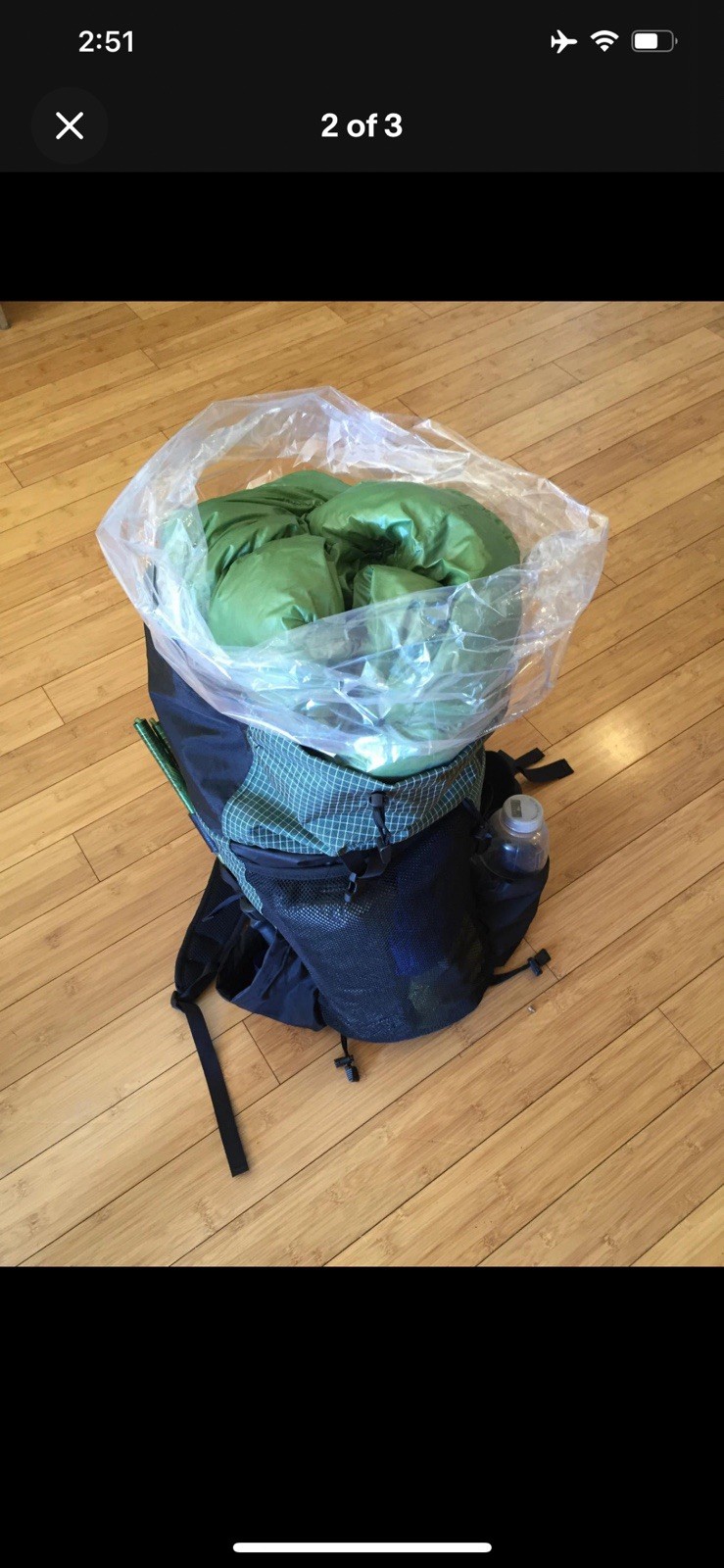 NYLOFUME BAG 2 Pack The perfect backpack liner! Waterproof, Odor resistant