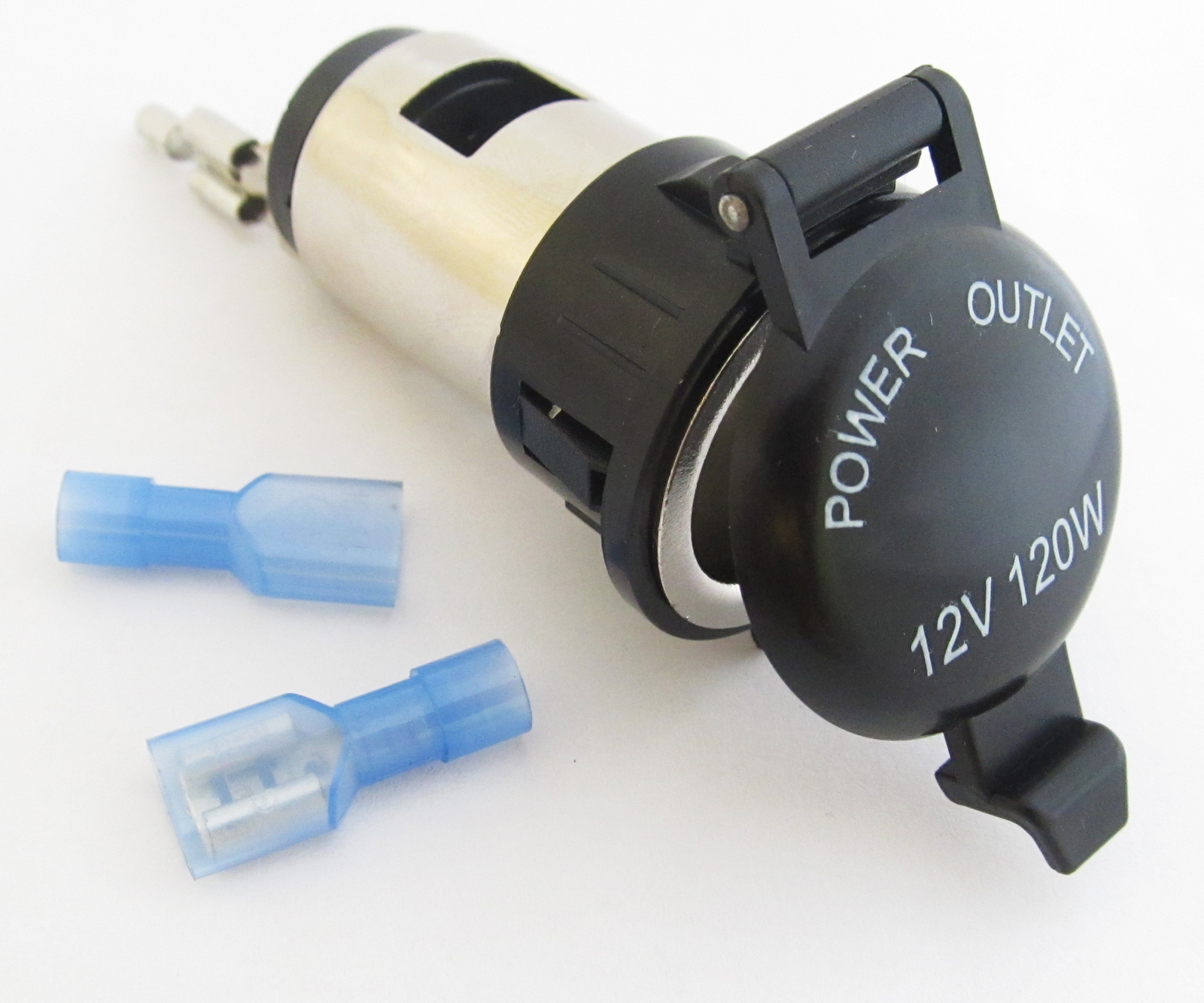 12V 120W Car Cigarette Lighter Power Outlet Socket with Waterproof Cover 11-0009