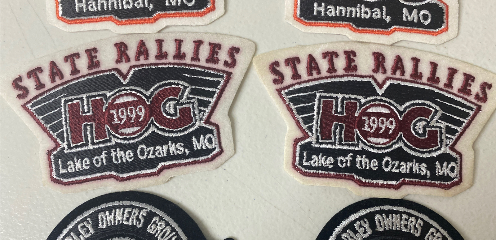 Harley Davidson HOG Dated State Rallies Missouri Patches