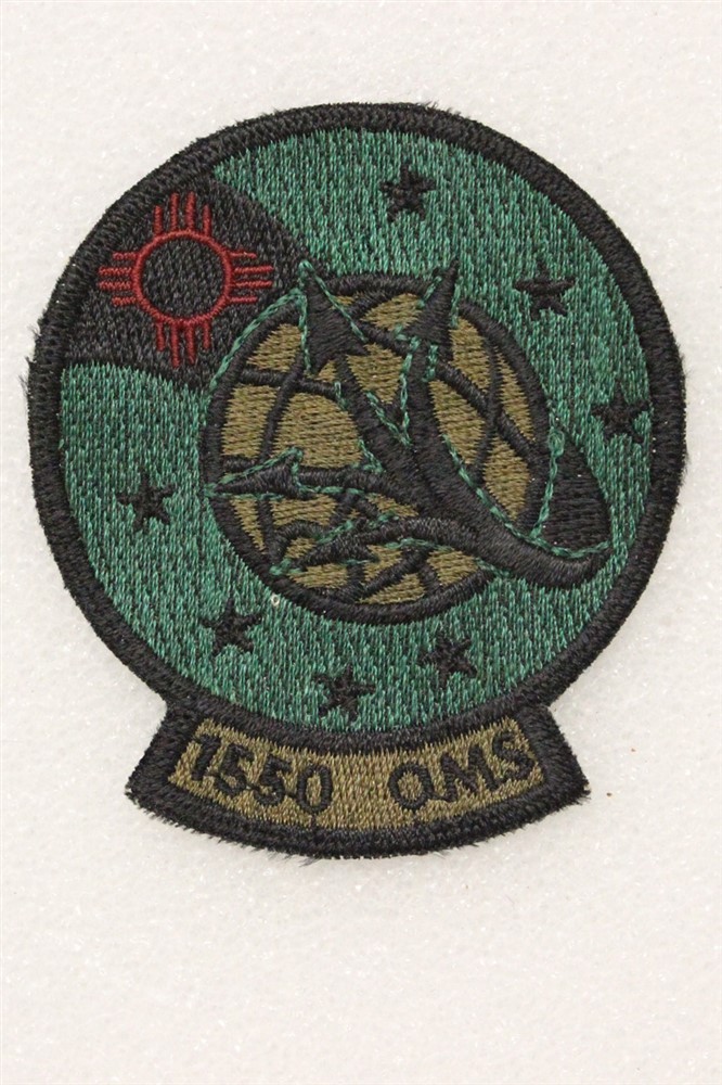 USAF Air Force Patch 4327: 1550th Organizational Maintenance Squadron - subdued