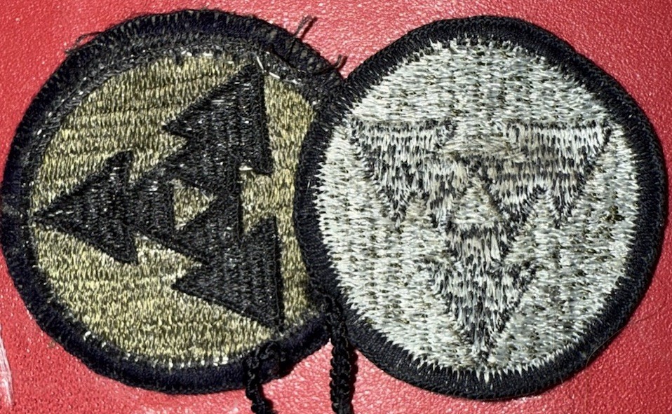 Vietnam War - 1980s 3rd Sustainment / Logistics Command Subdued SSI Patch (AT)