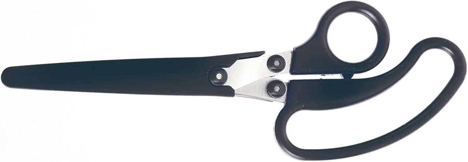 Efficient 7-Blade Shredder Scissors - 7.9” Stainless Steel, Lightweight, Black