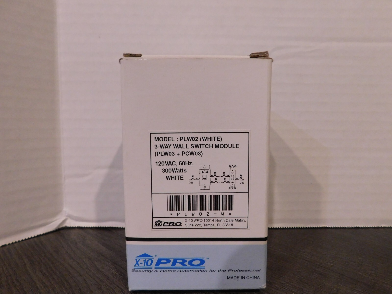 X-10 PRO - PLW02(WHITE) 3-WAY WALL SWITCH MODULE (PLW03 + PCW03) (NEW OLD STOCK)
