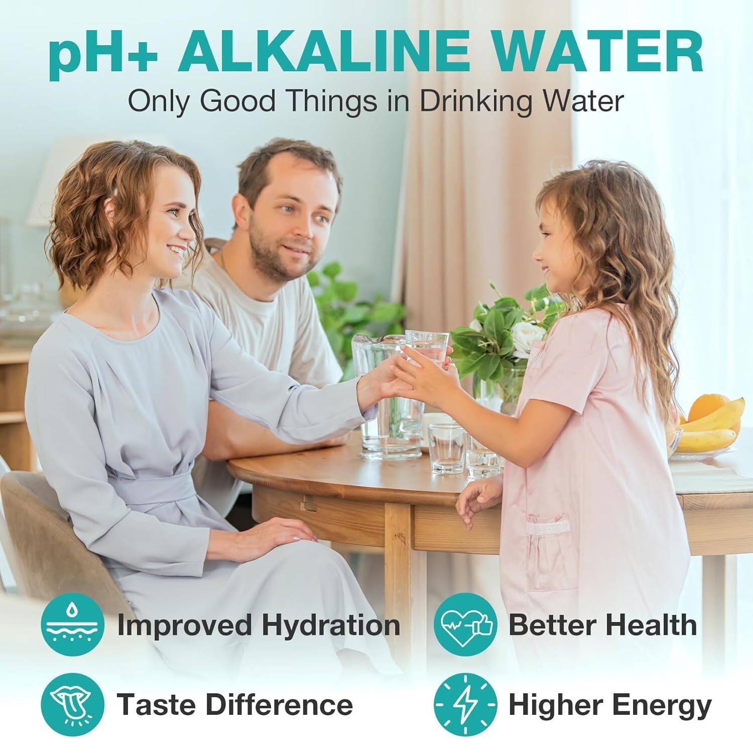 SimPure WP2-400GPD UV Alkaline pH+ Drinking Water Filter Reverse Osmosis System