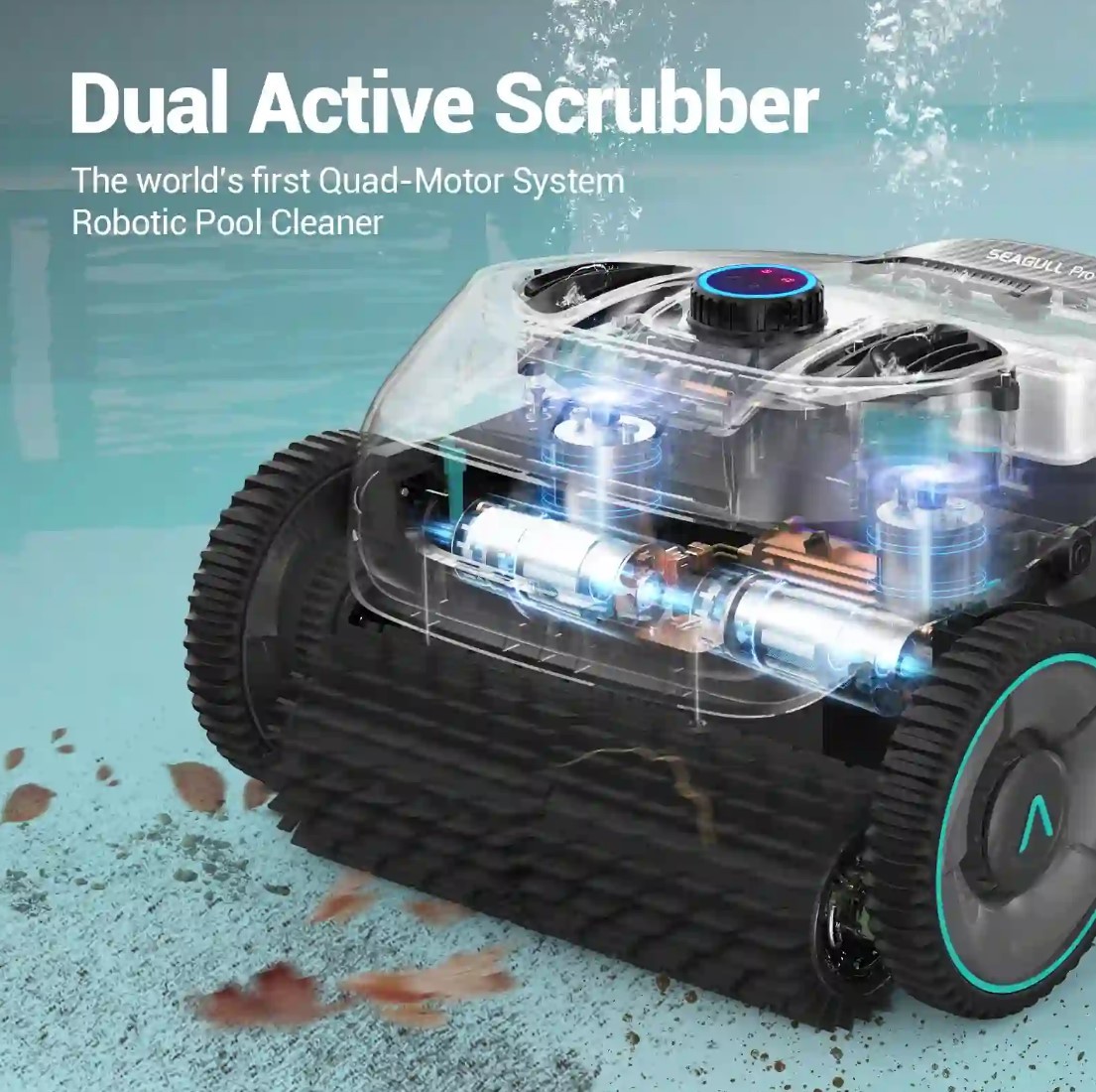 Gray - AIPER Seagull Pro Lite Cordless Robotic Pool Vacuum Cleaner