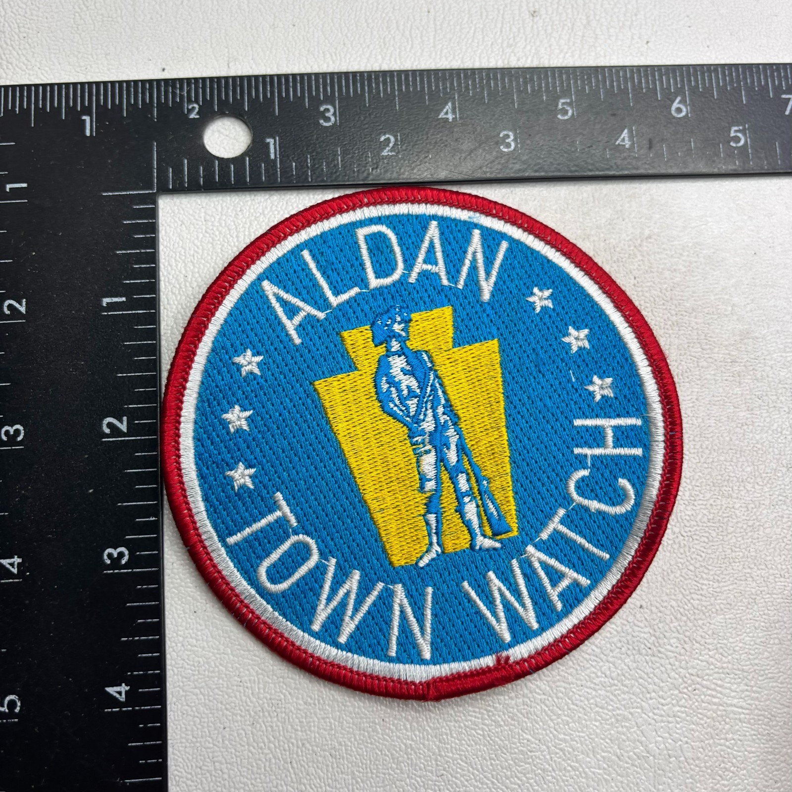 Pennsylvania ALDAN TOWN WATCH Shoulder Patch 61ac